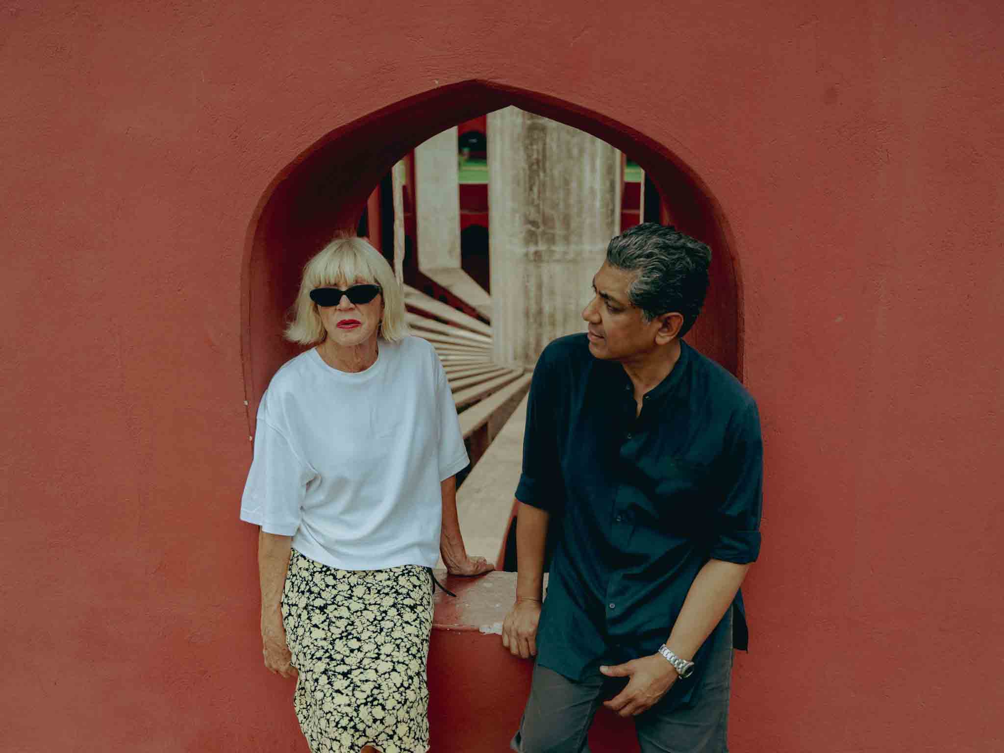 Sissel Tolaas and Vikram Goyal in India
