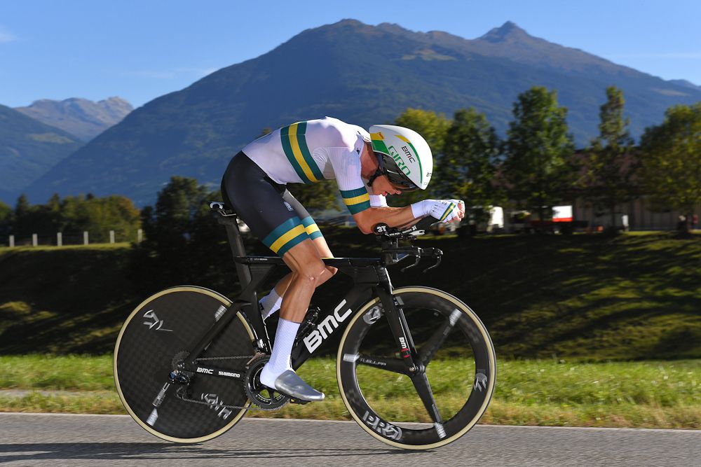 Rohan Dennis (Australia) en route to the world title