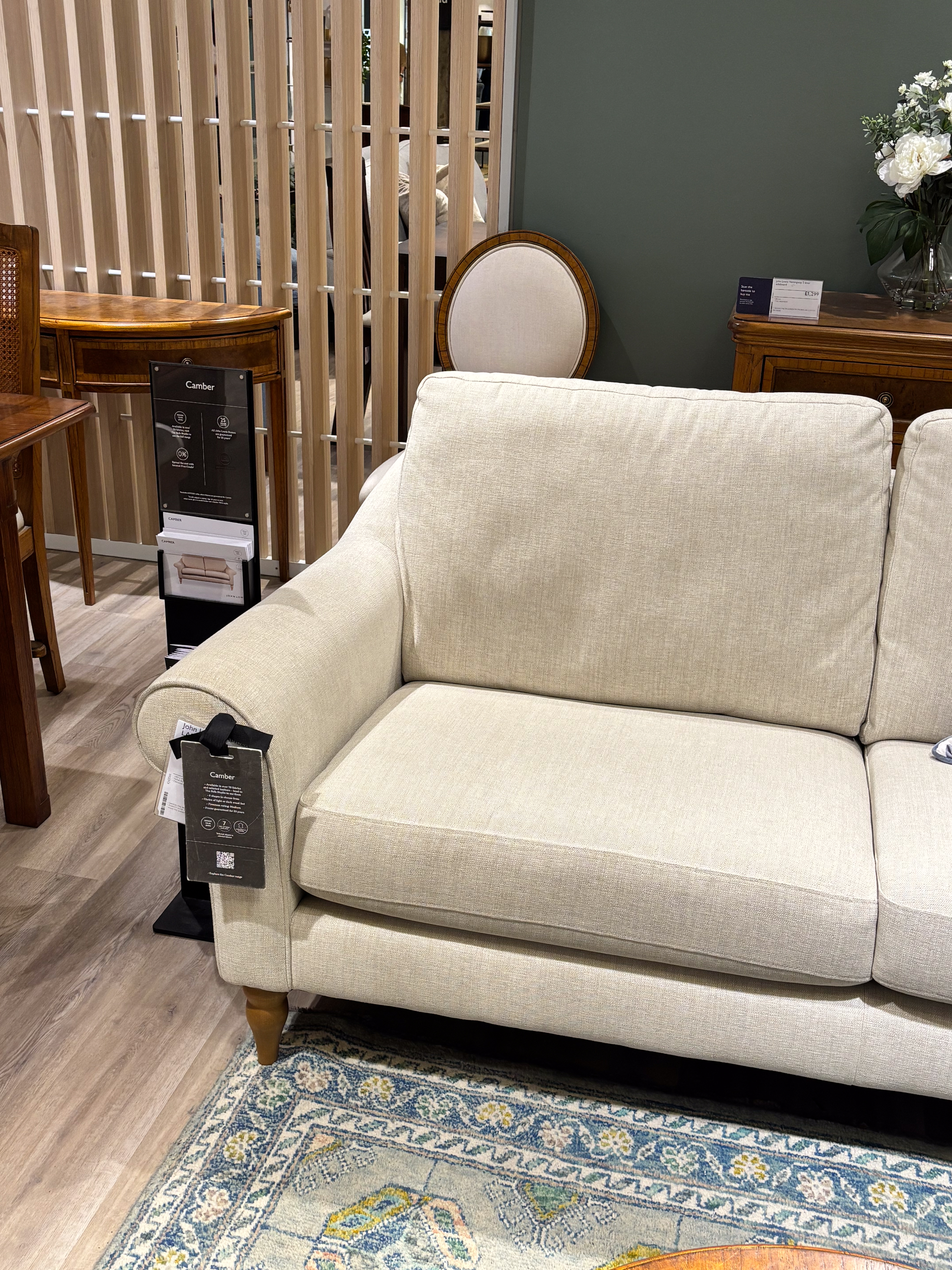 John lewis sofa bed in oxford street store