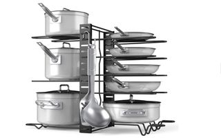 Devan Store Pot Rack Organizer-Adjustable