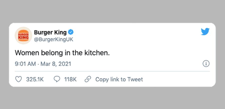Burger King Apologises For Tasteless Tweet Creative Bloq