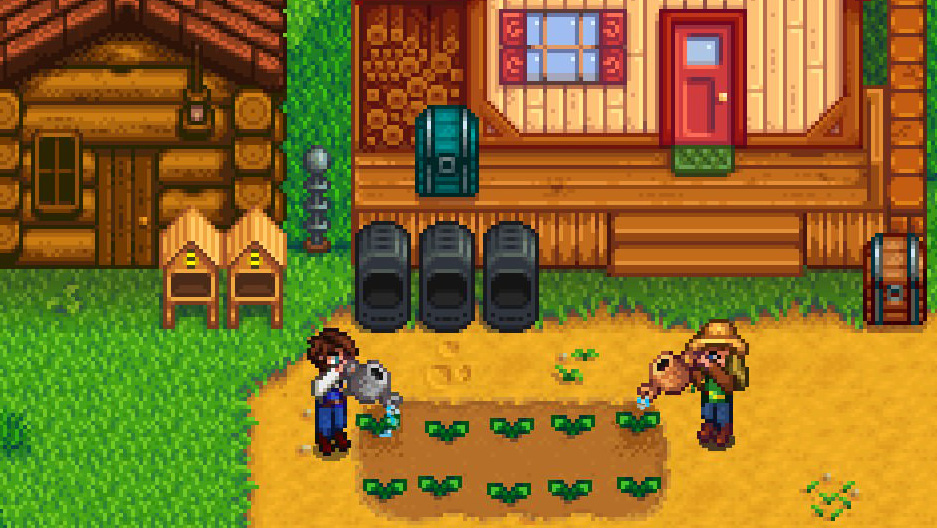 La última actualización de Stardew Valley agregó un modo 'multijugador móvil experimental y secreto', y debes usar el código Konami en un montón de hojas para desbloquearlo.