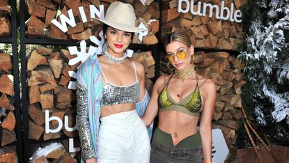 rancho mirage, ca april 15 kendall jenner and hailey baldwin attend winter bumbleland day 1 on april 15, 2017 in rancho mirage, california photo by jerod harrisgetty images for fva productions