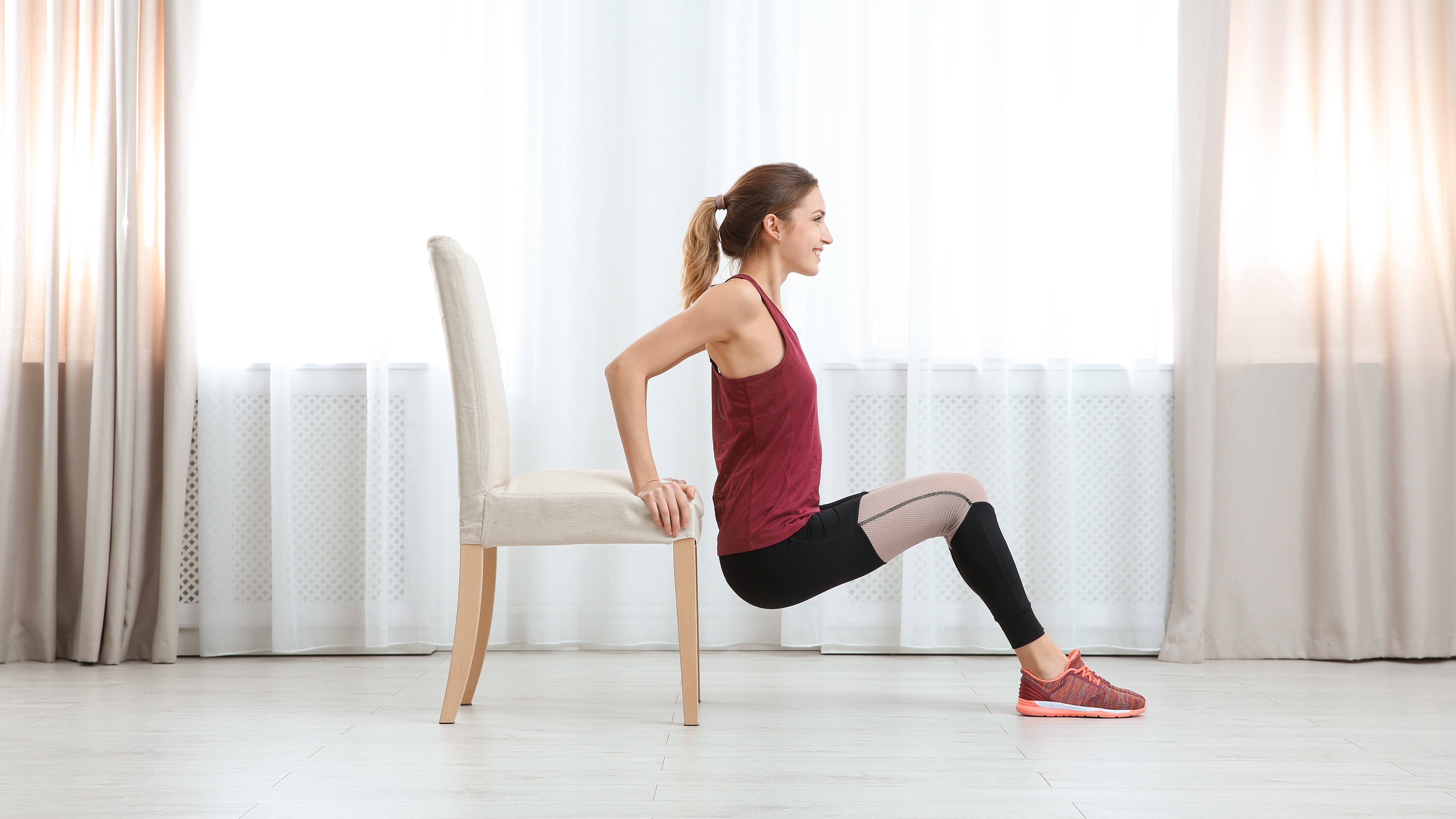 Seated Knee Lifts with Chair Exercise Demonstration