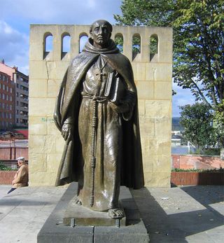 statue of archbishop in durango mexico