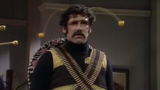 Elliott Gould dressed as a bee on SNL