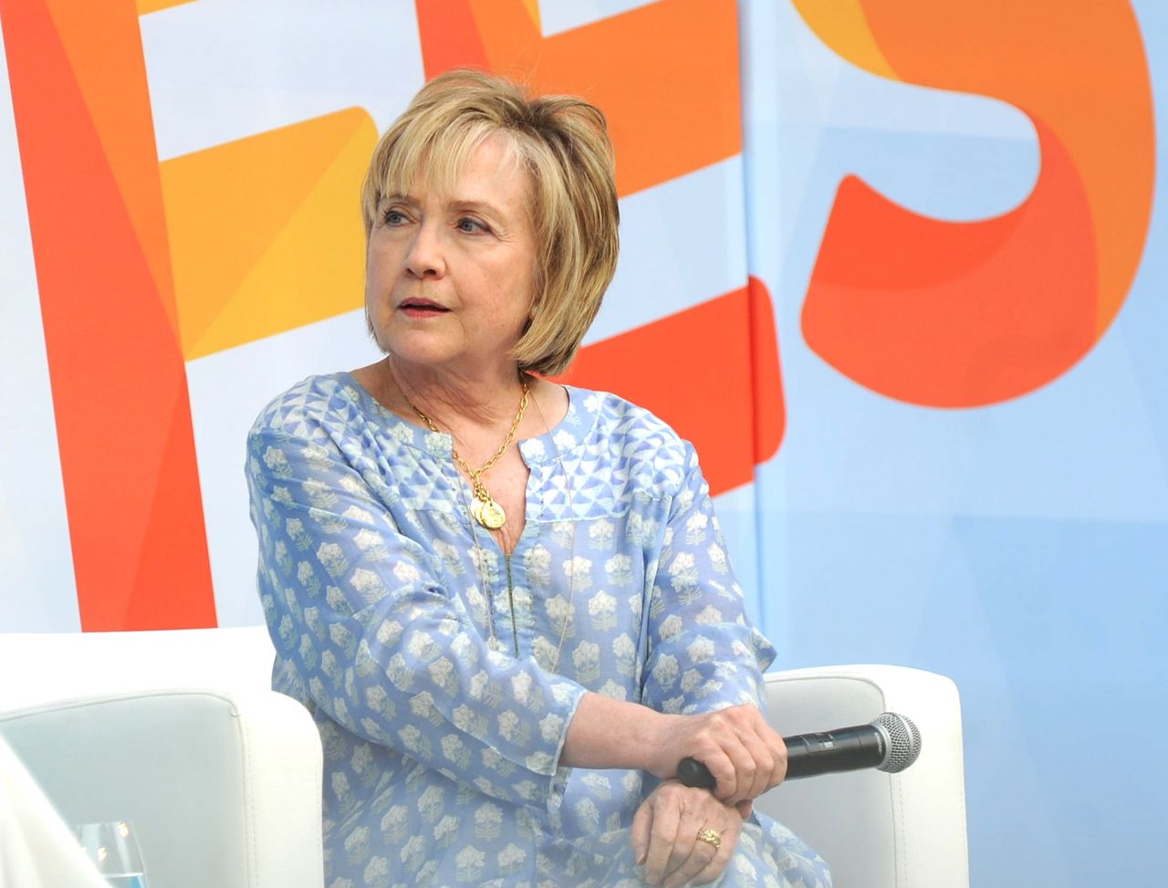 Hillary Clinton at Ozy Fest.