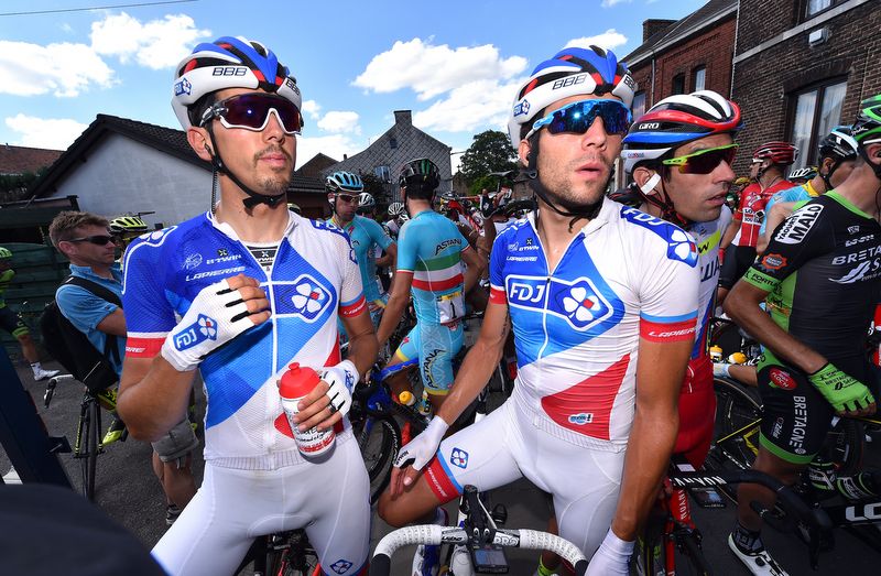 Steve Morabito and Thibaut Pinot (FDJ)
