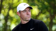 Rory McIlroy looks on during the 2025 Truist Championship