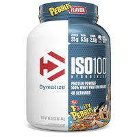 Dymatize ISO 100 Hydrolyzed Protein Powder 3lb Tub: was$66.97, now $52.49 at Amazon