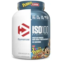 Dymatize ISO 100 Hydrolyzed Protein Powder 3lb Tub: was$66.97, now $52.49 at Amazon