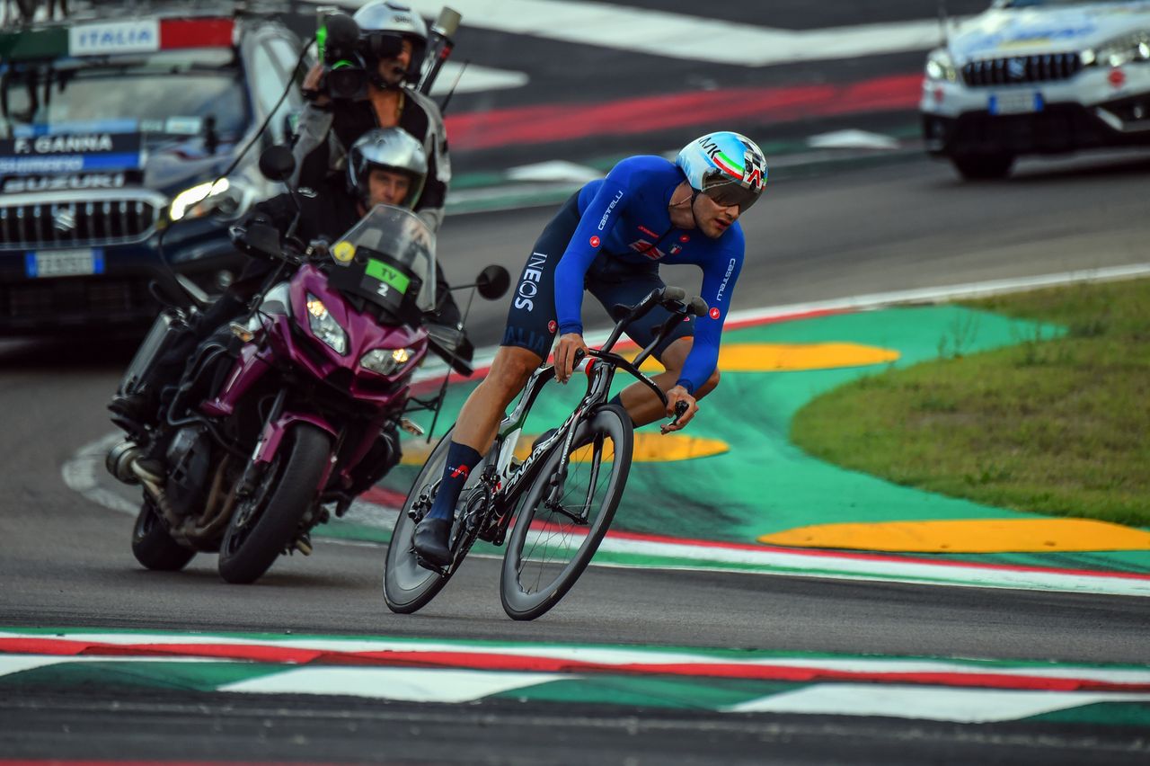 Road World Championships Imola 2020 - Men Elite Time Trial - Imola - Imola 31,7 km - 25/09/2020 - Filippo Ganna (ITA - Team Ineos) - photo Dario Belingheri/BettiniPhoto&Acirc;&copy;2020