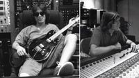 (left) Eddie Van Halen and (right) Donn Landee, both pictured at 5150 Studios