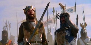 Graham Chapman and Terry Jones in Monty Python and the Holy Grail