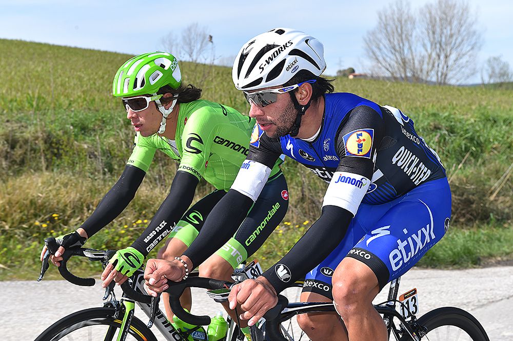 Colombian Fernando Gaviria and Rigoberto Uran