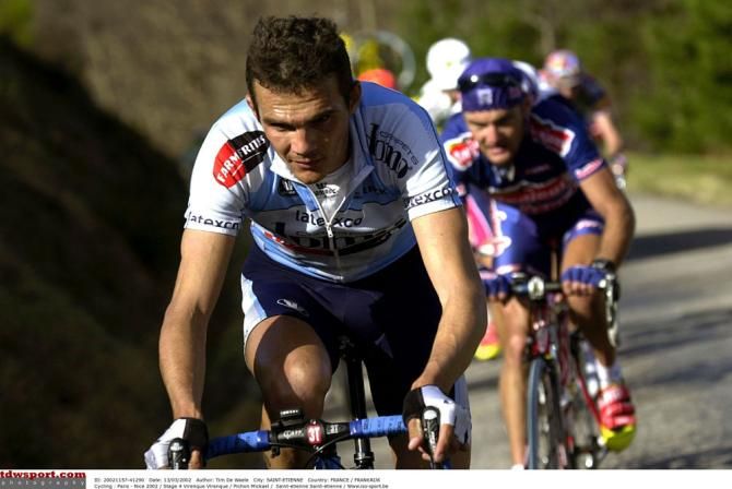 Richard Virenque riding for Domo in 2002