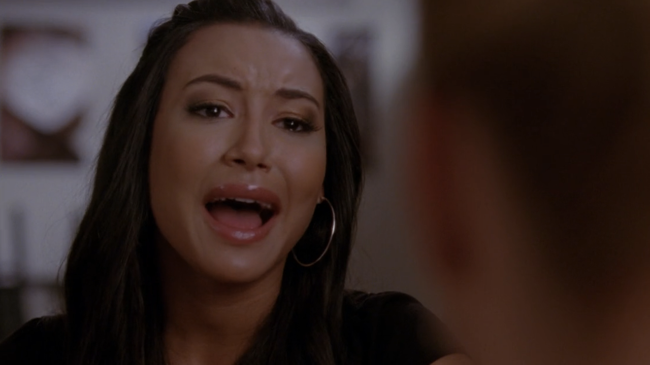 Santana breaking up with Brittany in Glee