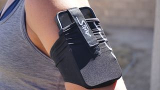 a photo of the Sprigs phone armband