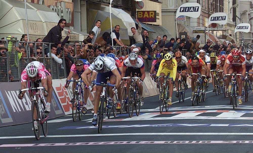 In 2000, Erik Zabel had a large margin of victory over Fabio Baldato