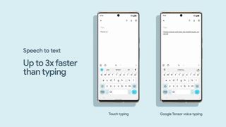 Google Pixel speech to text