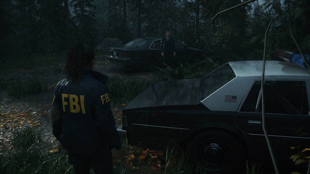 Alan Wake 2 image fidelity comparison screenshots