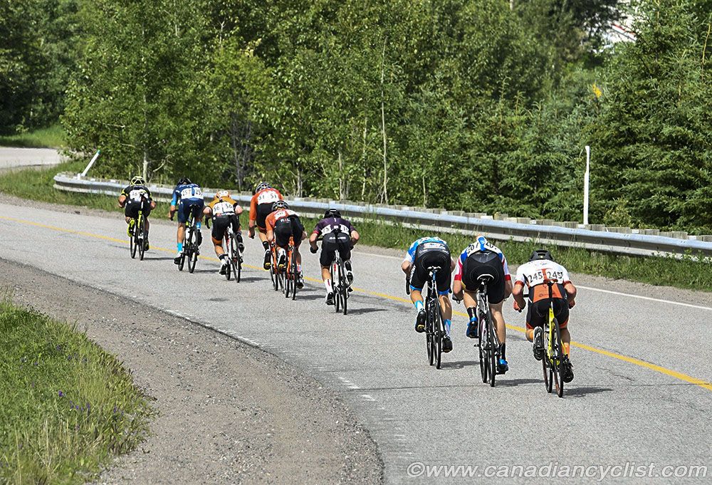 Over the top of the climb