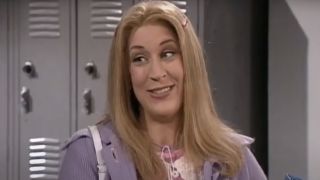 Mary Scheer as Sabrina the Teenage Mother on MADtv