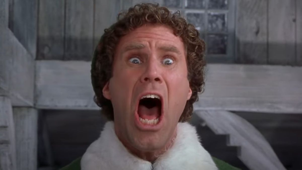 Will Ferrell as Buddy the Elf in Elf.