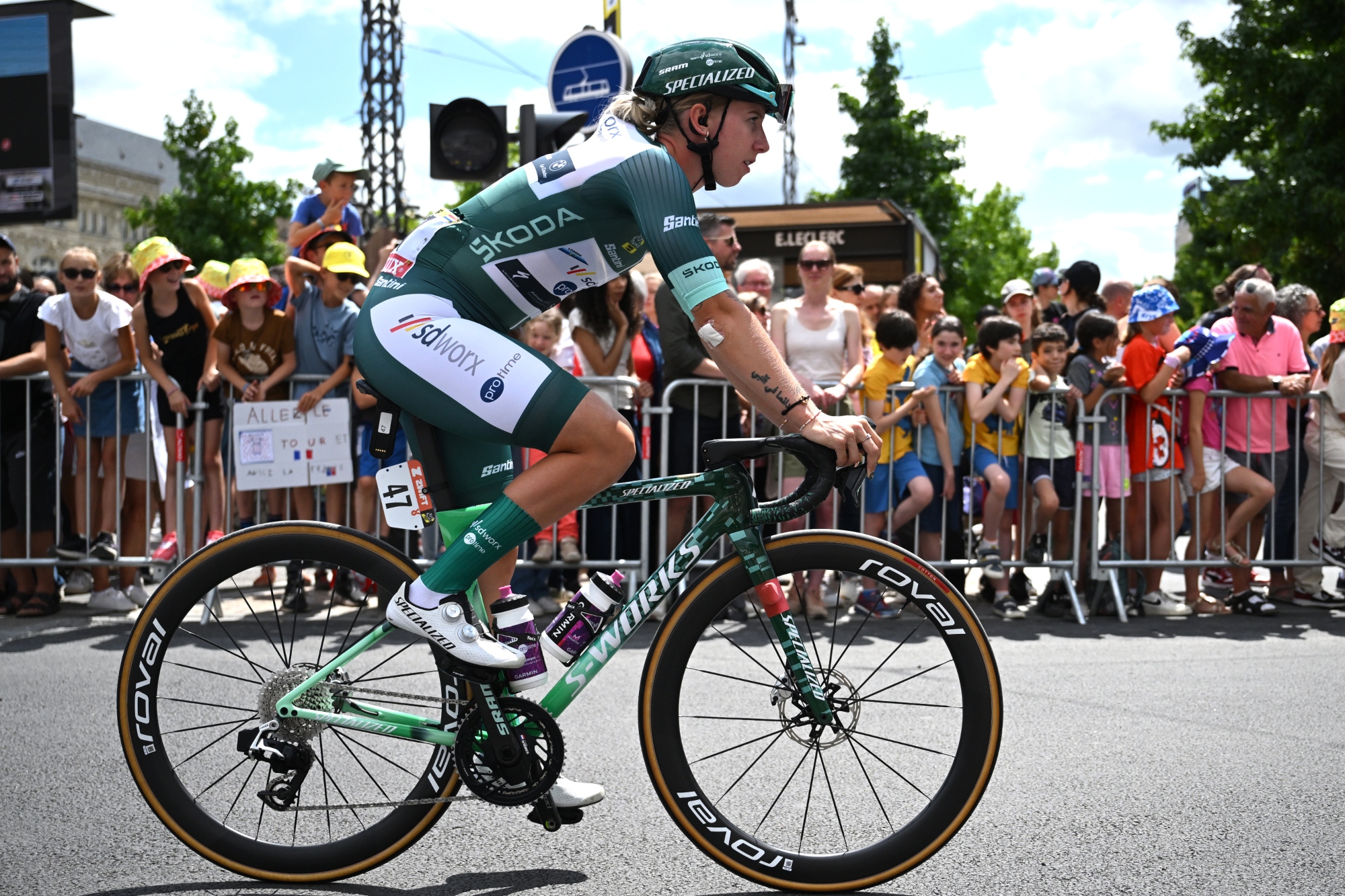 Custom bikes at the 2025 Tour de France Femmes avec Zwift