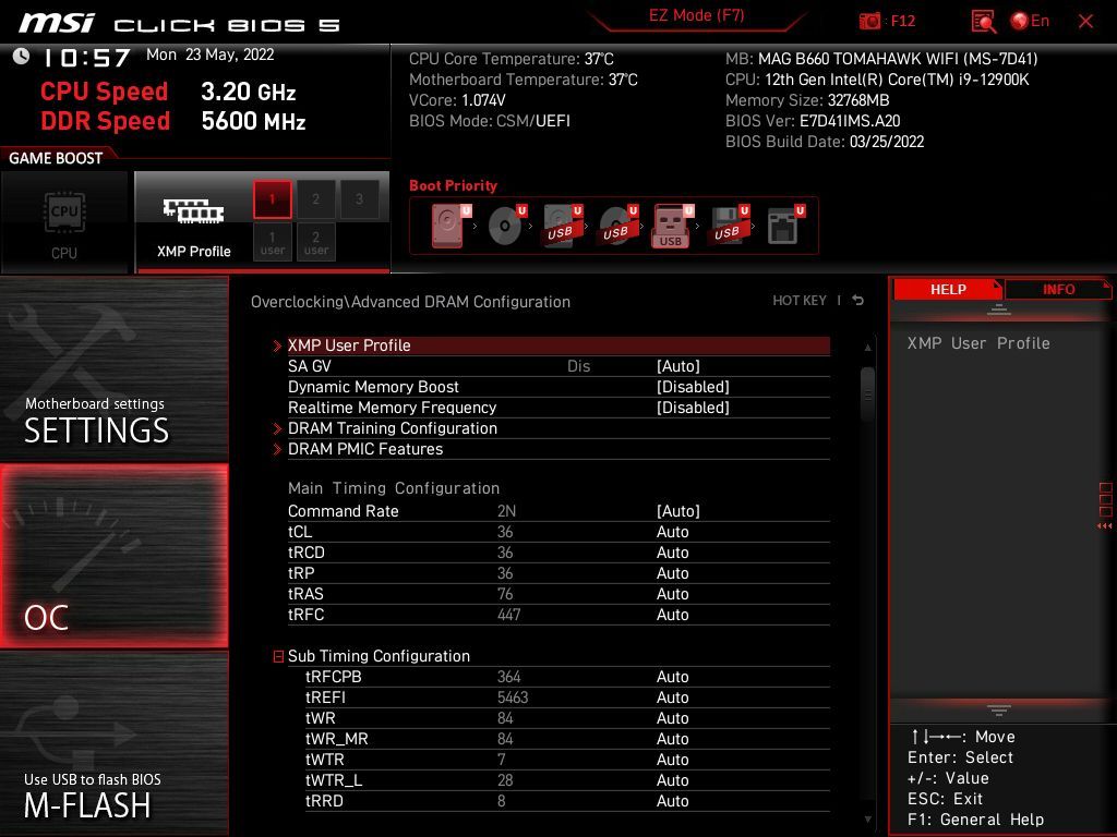 MSI MAG B660 Tomahawk WIFI