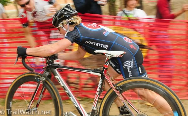Laura Van Gilder (C3 Athletes Serving Athletes) on a run-up.