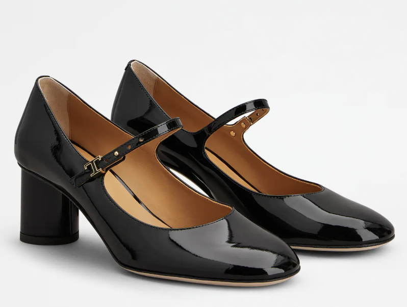 Tod's, Mary Janes in Patent Leather