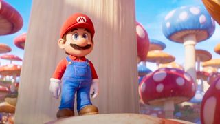 A screenshot from The Super Mario Bros. Movie trailer