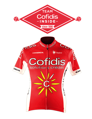 The 2015 kit to worn by Cofidis