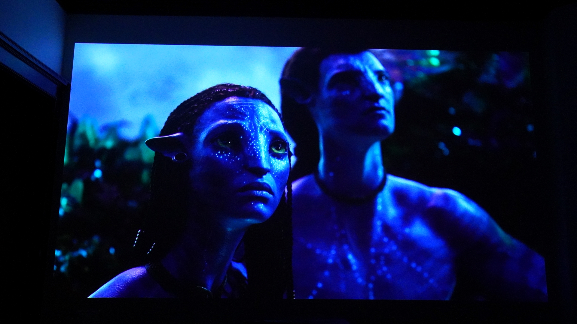 Sony Bravia Projector 7 showing images from Avatar: The Way of Water