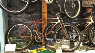 This 1941 Schwinn DX Excelsior was rescued by Otis Guy from a junkyard in 1974 and was one of the many 'clunkers' used in 1970s