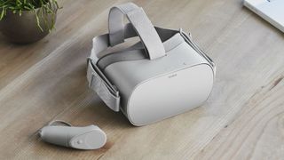Oculus Go headset and controller 