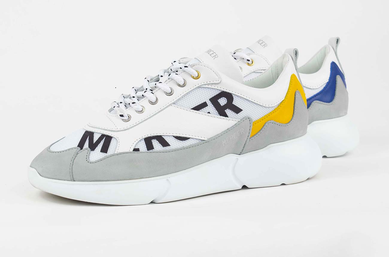 wine leather trainers