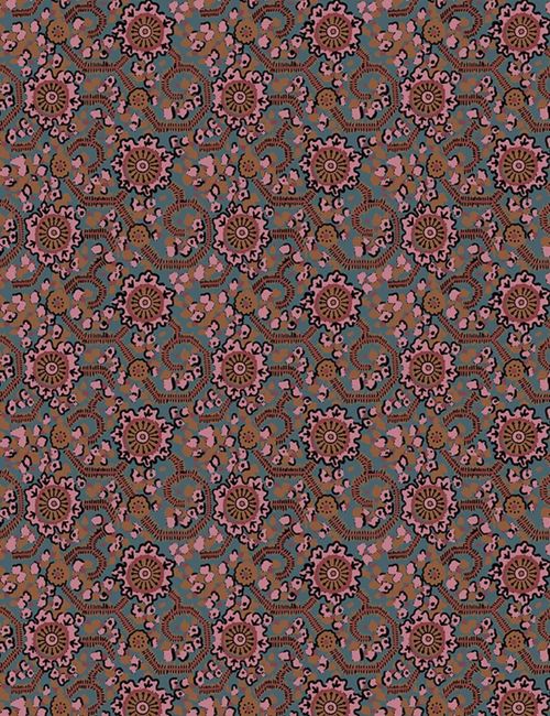 Floral Maze Wallpaper 