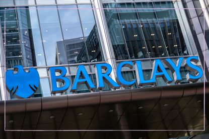 The Barclays logo on a building