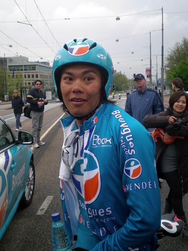 Yukiya Arashiro (BBox Bouygues Telecom) made his Giro d'Italia debut.