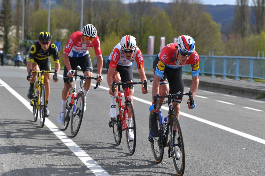 Mathieu van der Poel, Tiesj Benoot, Bob Jungels
