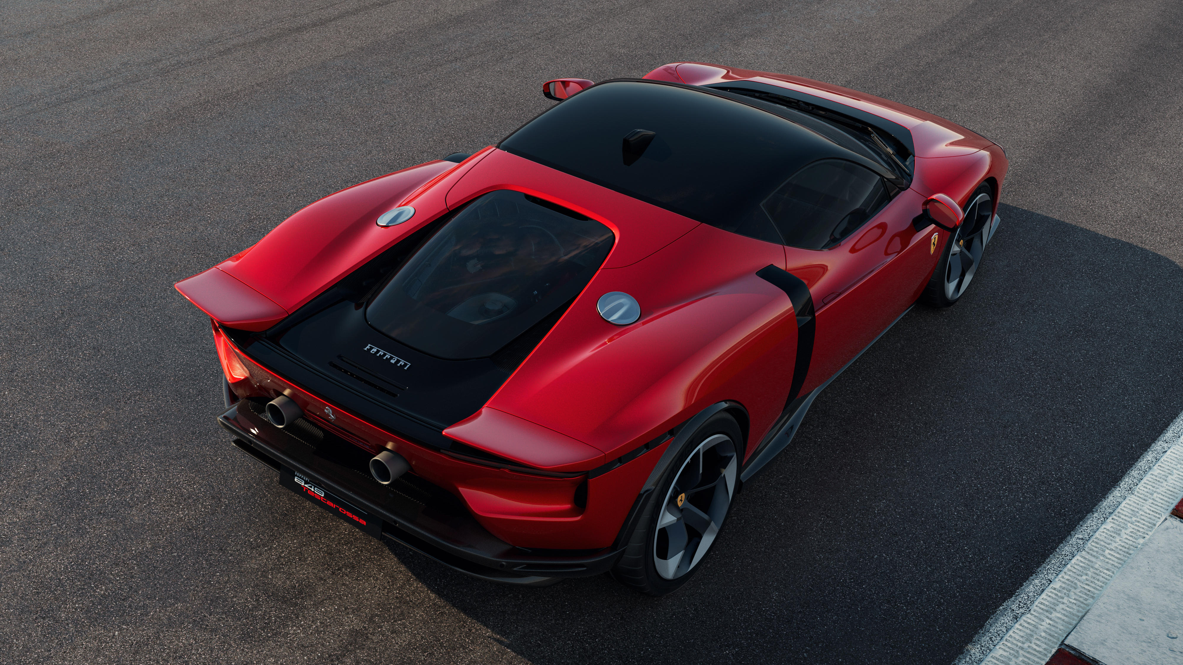 External view of the angular and striking 849 Testarossa