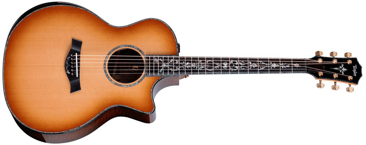 Taylor 50th Anniversary PS14ce LTD PS14ce LTD - Figured Claro Walnut / Western Red Cedar