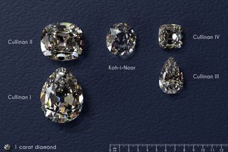 The Cullinan Diamond became separate stones