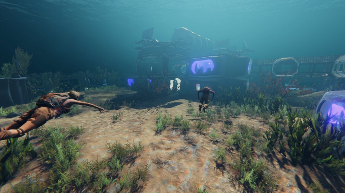 An image from flooded world survival game Sunkenland
