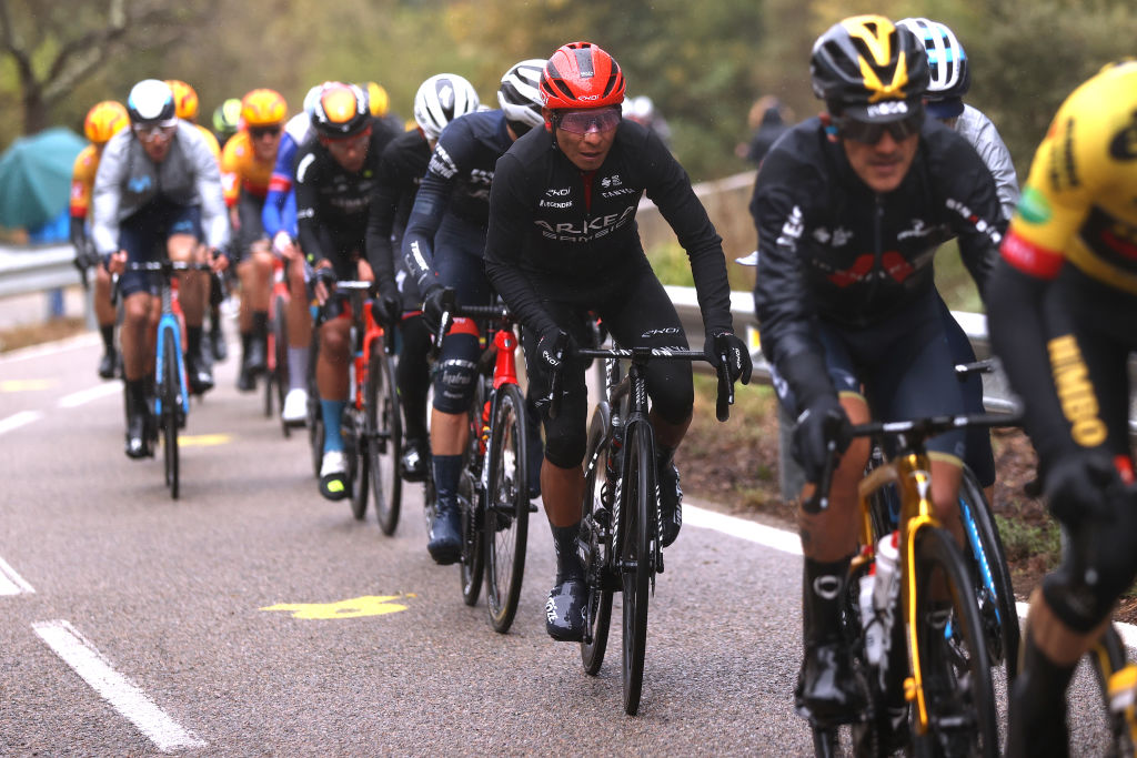 CAMBRILS SPAIN MARCH 26 Nairo Alexander Quintana Rojas of Colombia and Team Arka Samsic competes during the 101st Volta Ciclista a Catalunya 2022 Stage 6 a 1685km stage from Costa Daurada SalouCambrils to Costa Daurada SalouCambrils VoltaCatalunya101 WorldTour on March 26 2022 in Cambrils Spain Photo by Gonzalo Arroyo MorenoGetty Images
