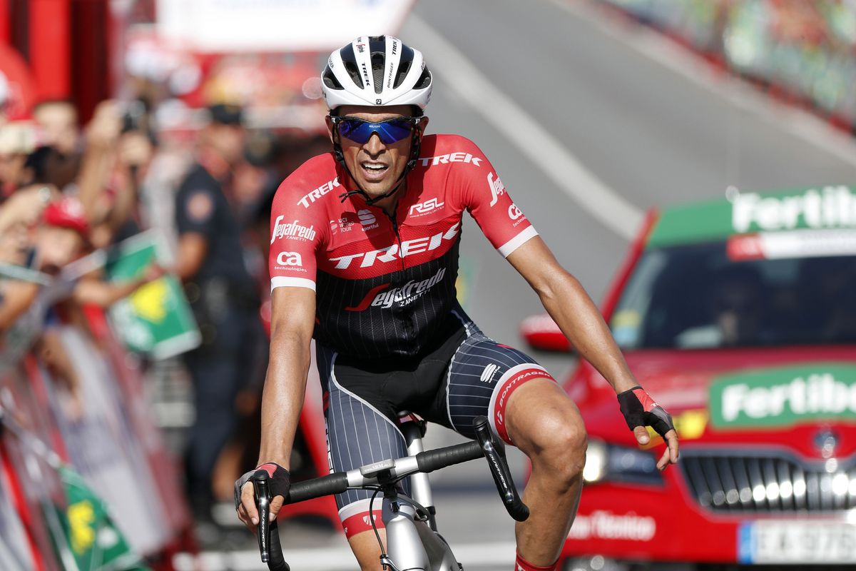 Alberto Contador (Trek-Segafredo) gained time on stage 12