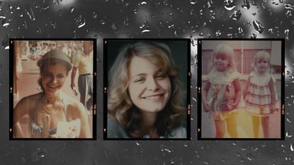 a montage of images of sharon marshall from girl in the picture on netflix