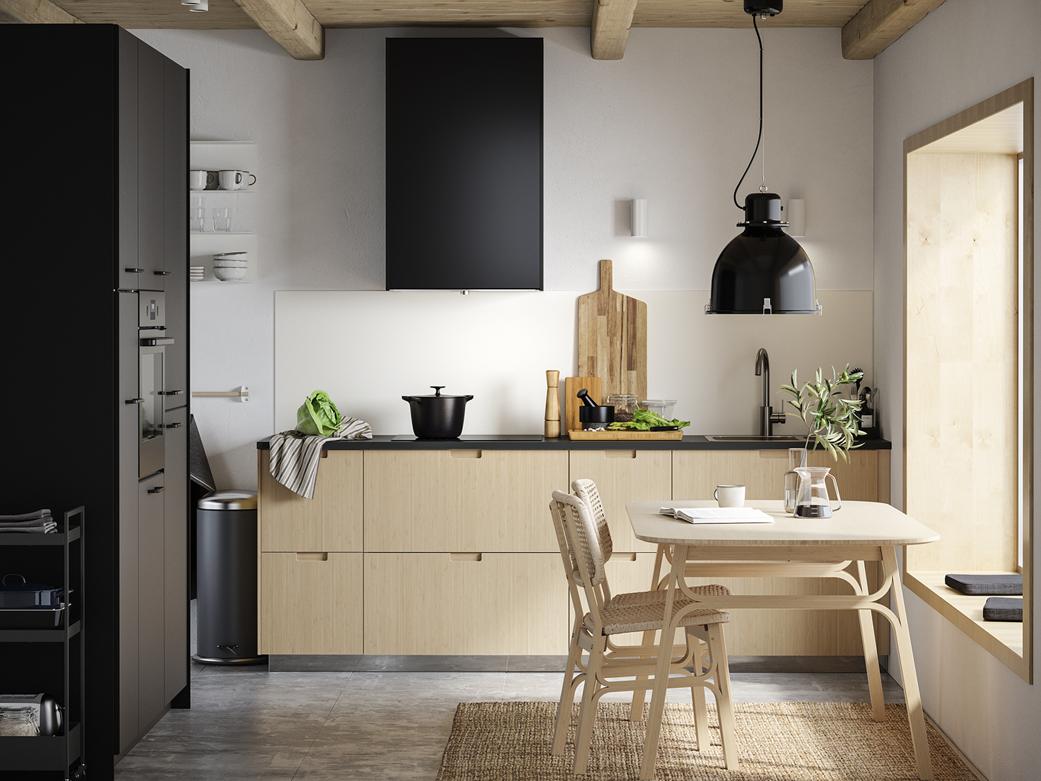 kitchen trends wood grain ikea kitchen